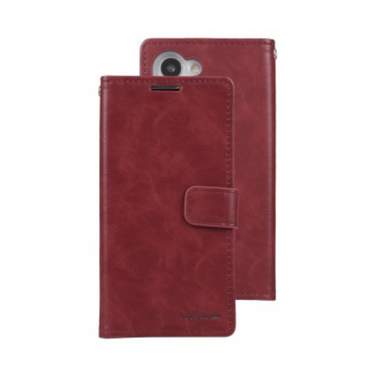 Samsung Galaxy S23 Compatible Case Cover With Blue Moon Diary - Wine